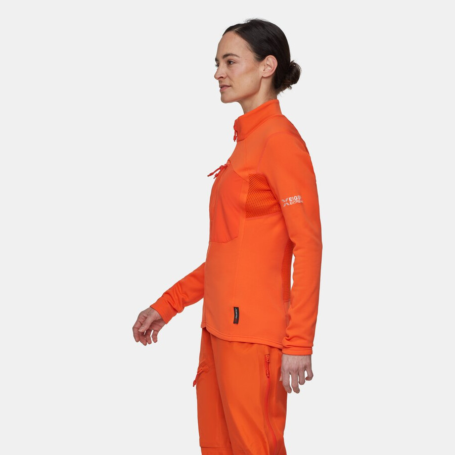 jaqueta feminina eiger nordwand advanced ml cor laranja eiger.