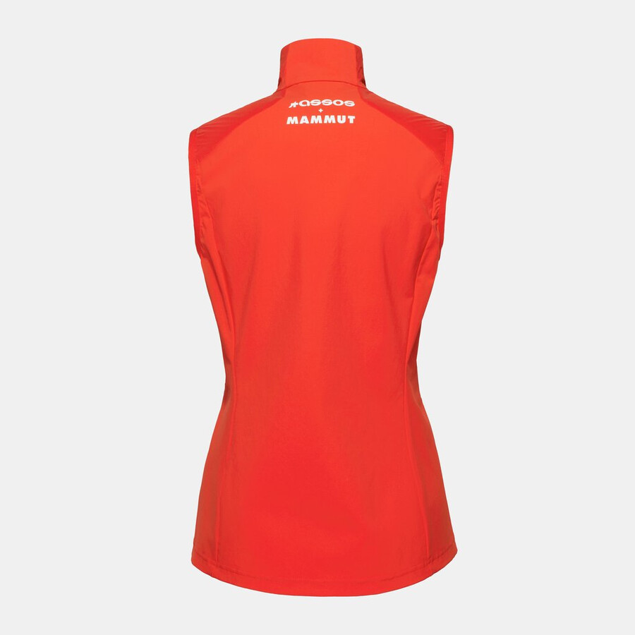 colete híbrido assos x mammut ml feminino vermelho