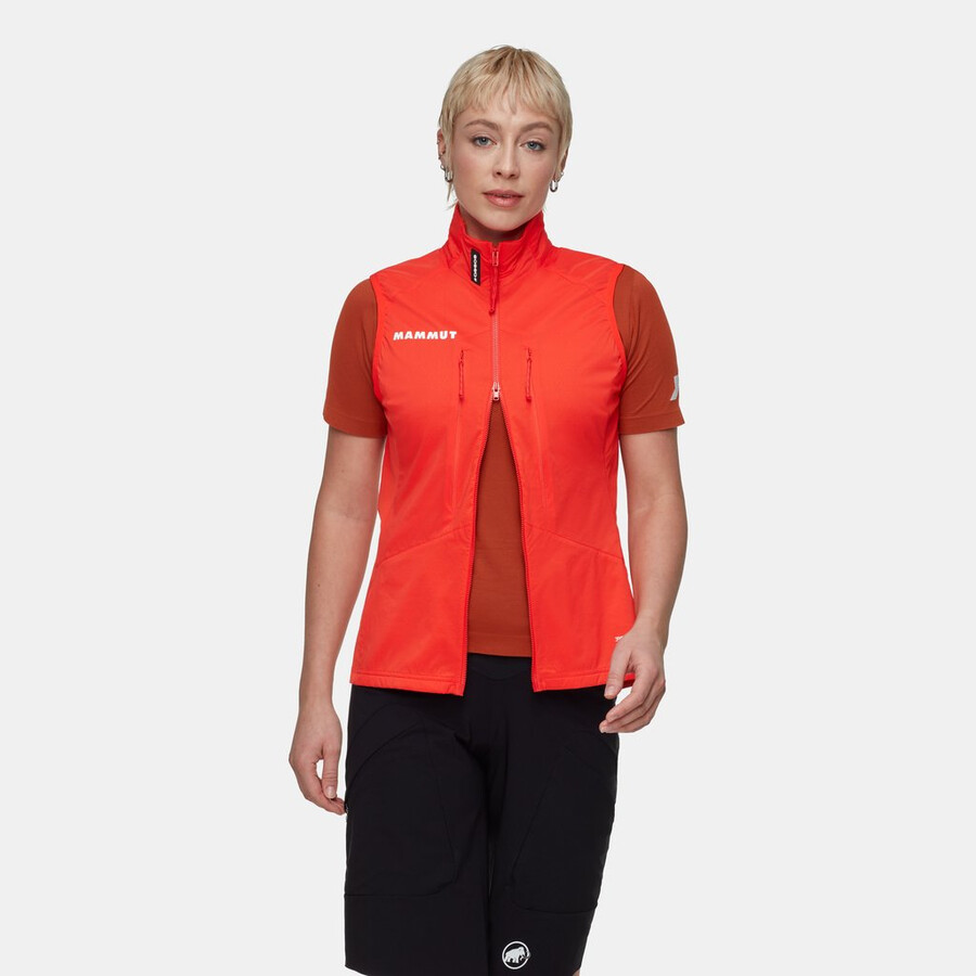 colete híbrido assos x mammut ml feminino vermelho