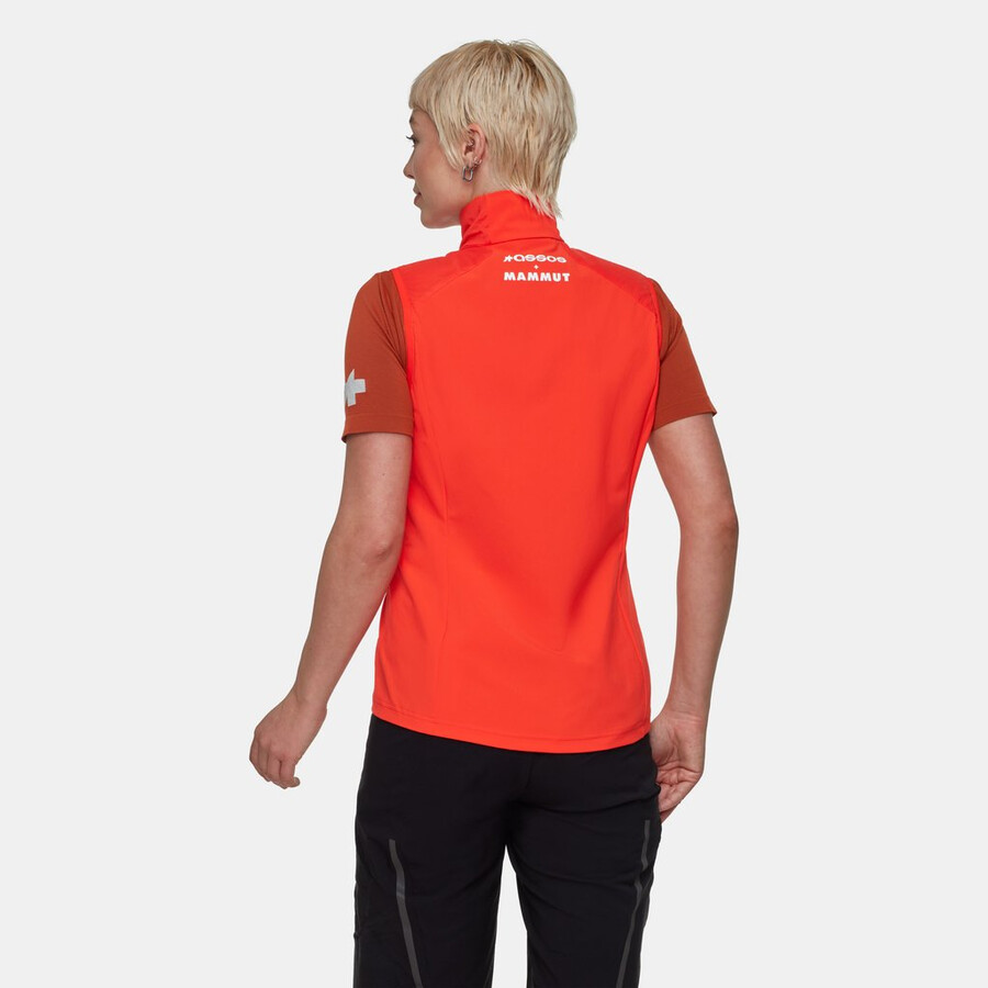 colete híbrido assos x mammut ml feminino vermelho