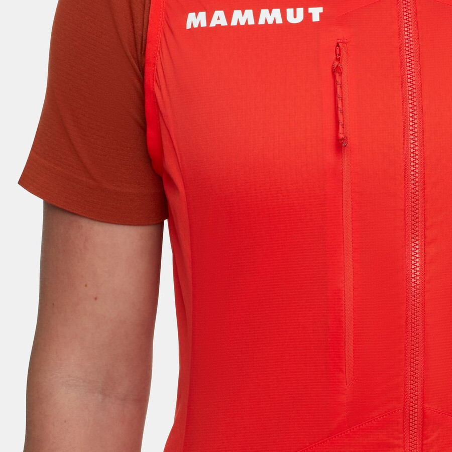 colete híbrido assos x mammut ml feminino vermelho