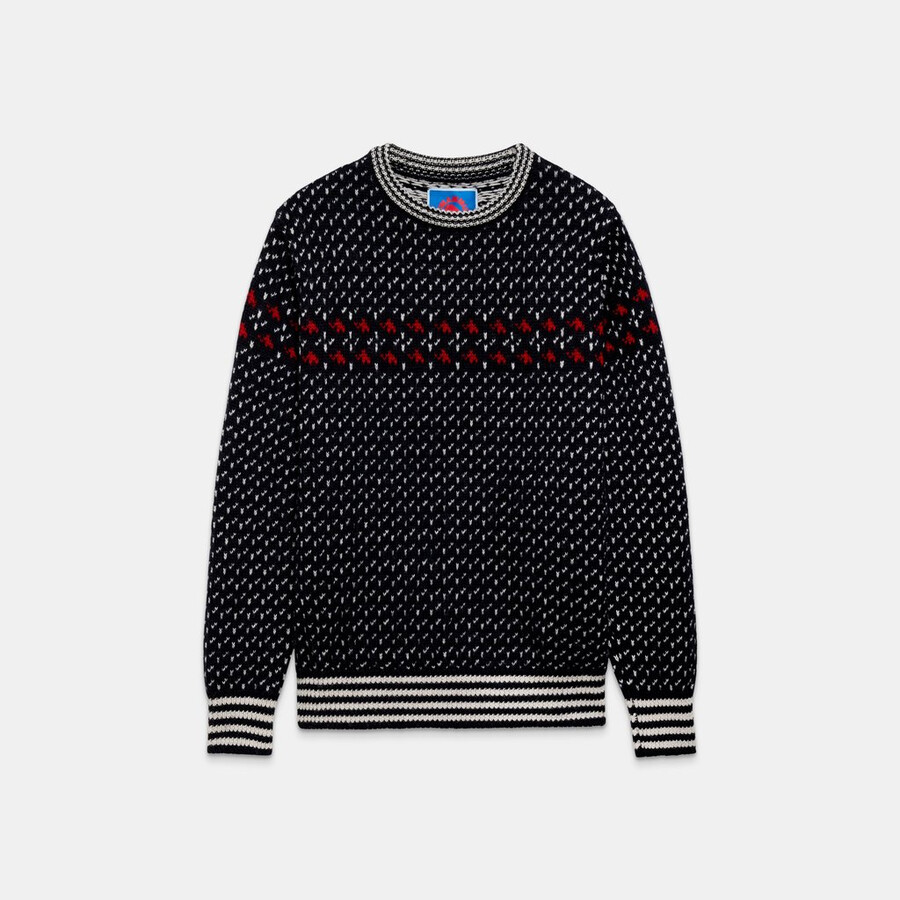 suéter mammut x cabourn direttissima wool ml preto marinho