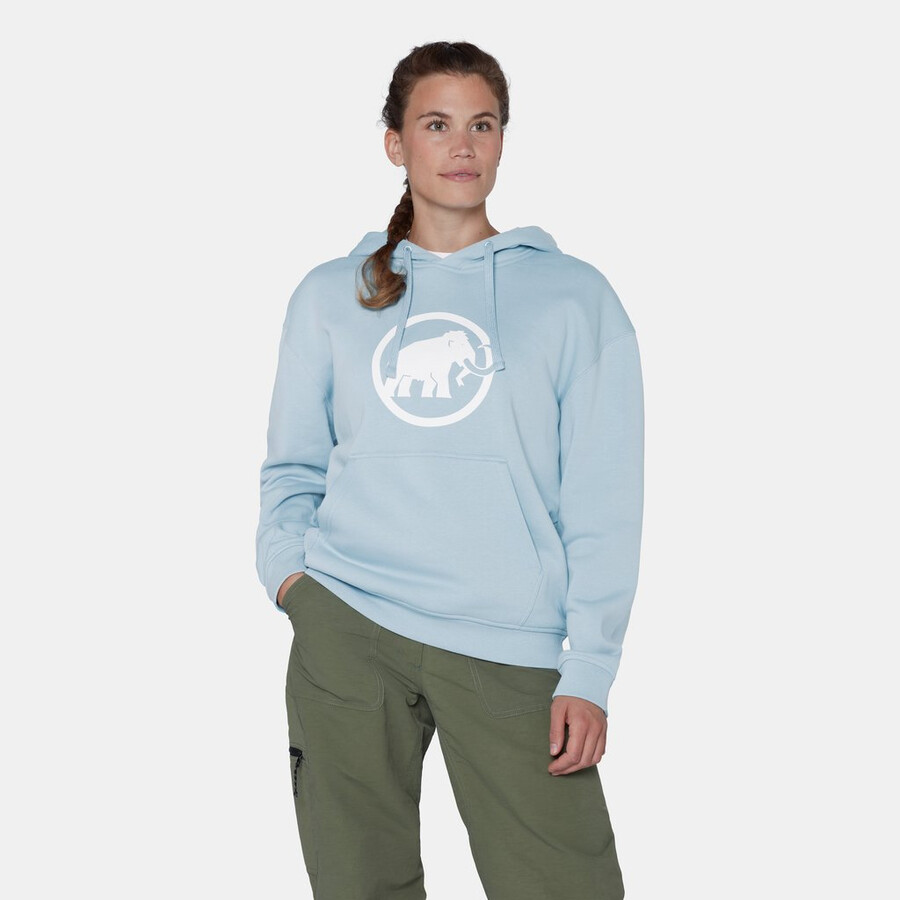 casaco com capuz mammut base ml feminino classic nebla