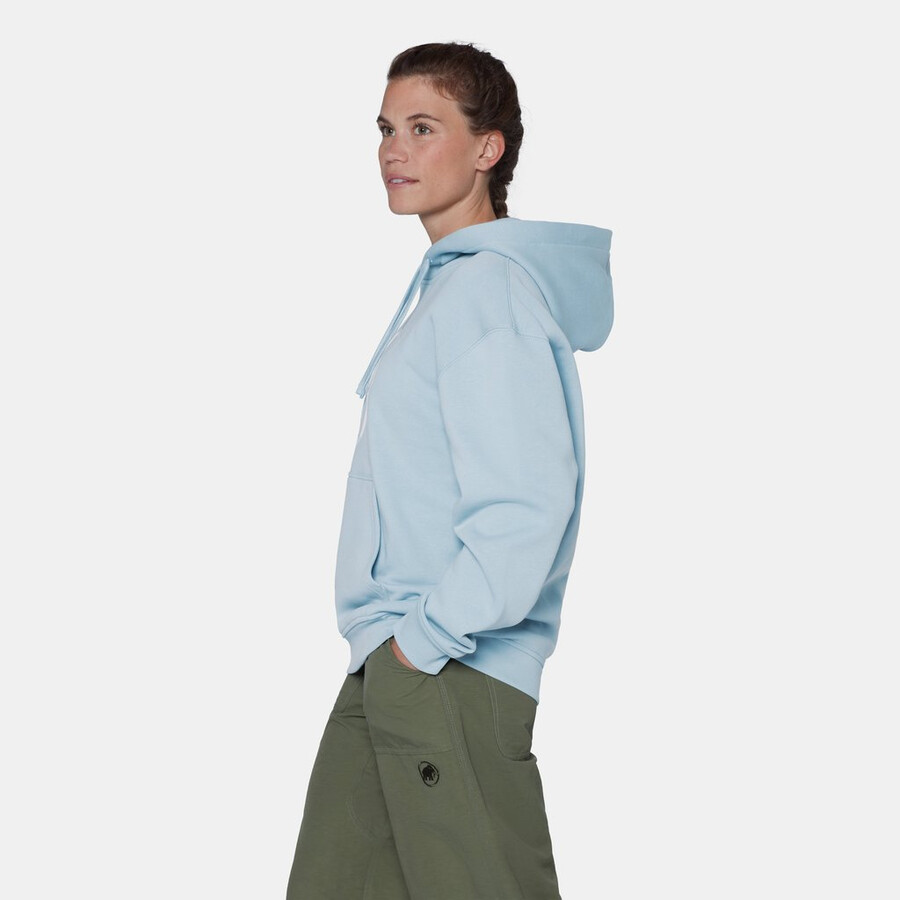 casaco com capuz mammut base ml feminino classic nebla