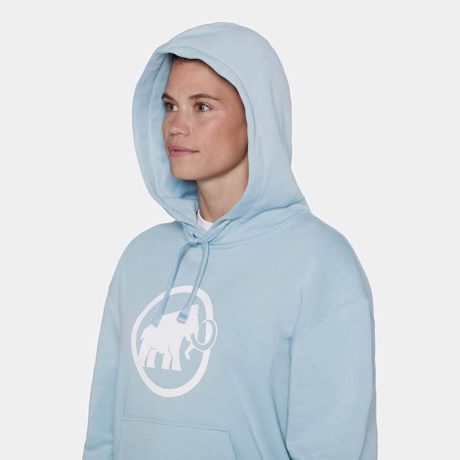 casaco com capuz mammut base ml feminino classic nebla