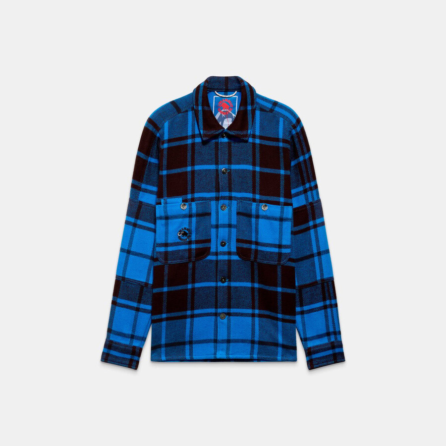 camisa mammut x cabourn direttissima azul escuro do vale das sombras