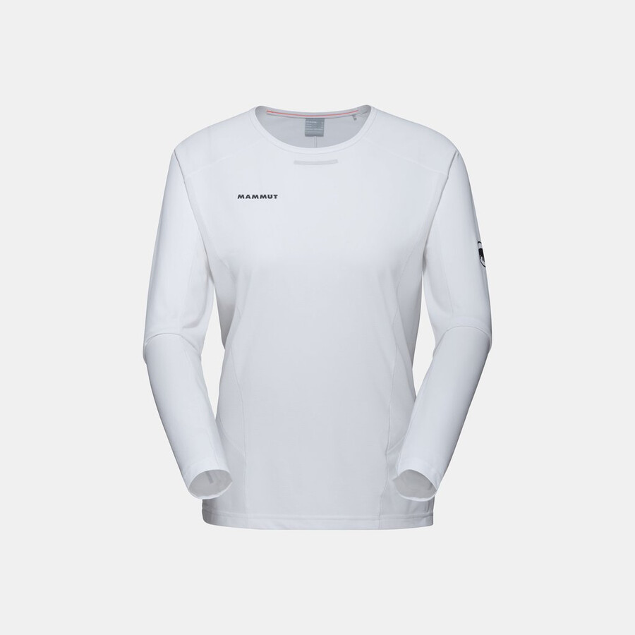camiseta feminina de manga comprida aenergy fl na cor marine