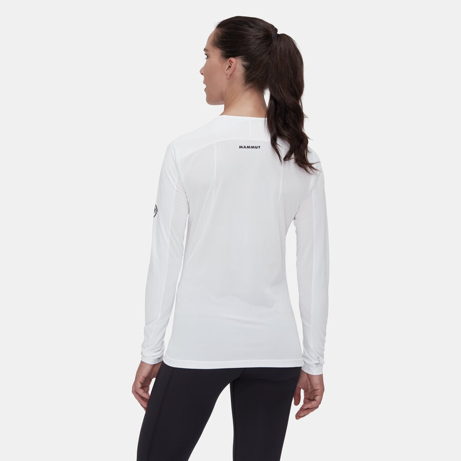 camiseta feminina de manga comprida aenergy fl na cor marine