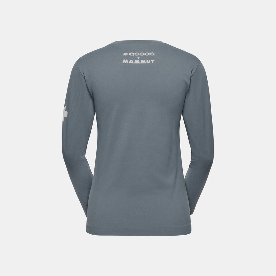 camiseta feminina de manga comprida assos x mammut tactica tech t5 strata