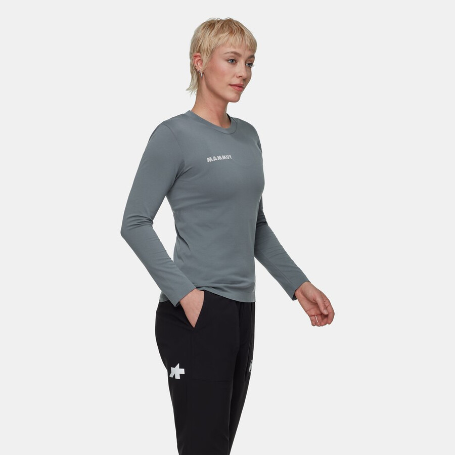 camiseta feminina de manga comprida assos x mammut tactica tech t5 strata