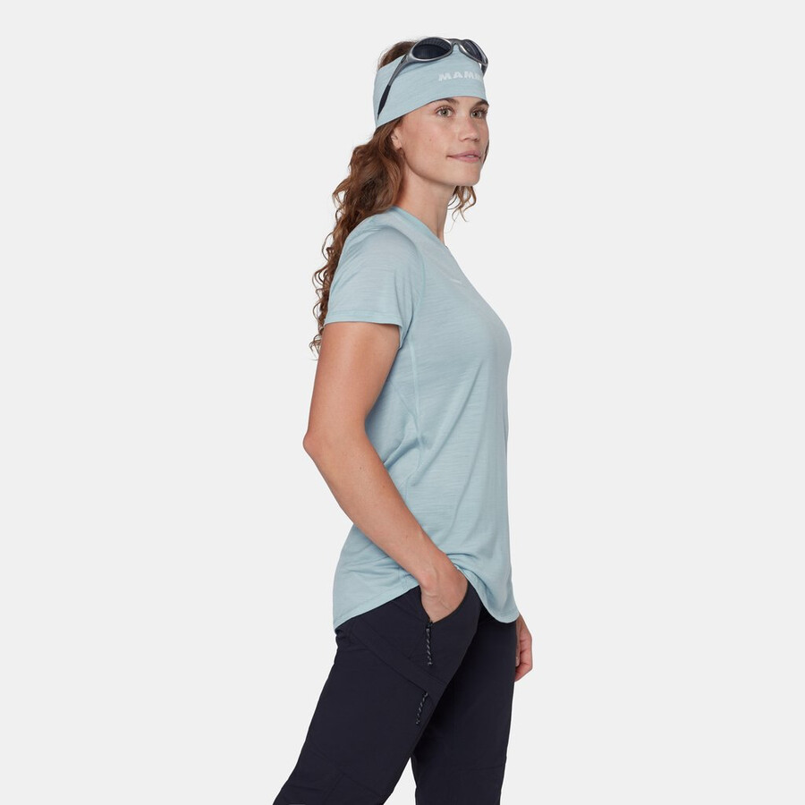 camiseta feminina tree wool fl mammut vermelha