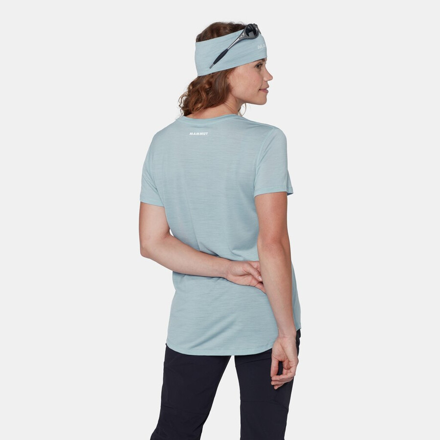 camiseta feminina tree wool fl mammut vermelha