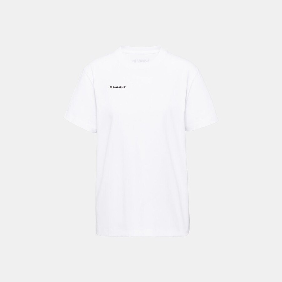 camiseta feminina mammut base com mini logo branca