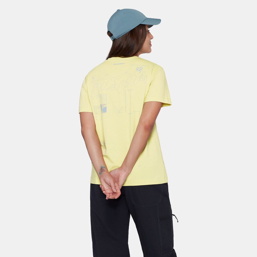 camiseta mammut base mulher multi-pitch holunder