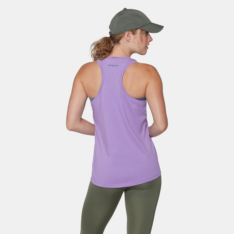 regata feminina mammut core com estampa floral lavanda