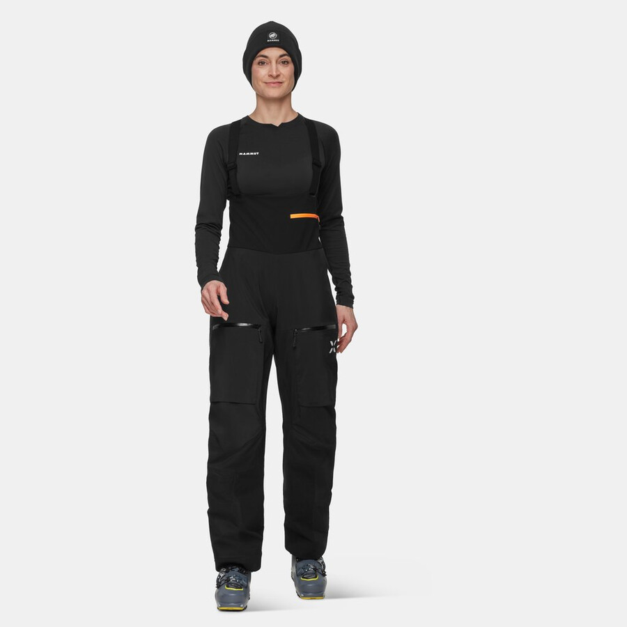 calça com suspensórios eiger free pro hs feminina preta