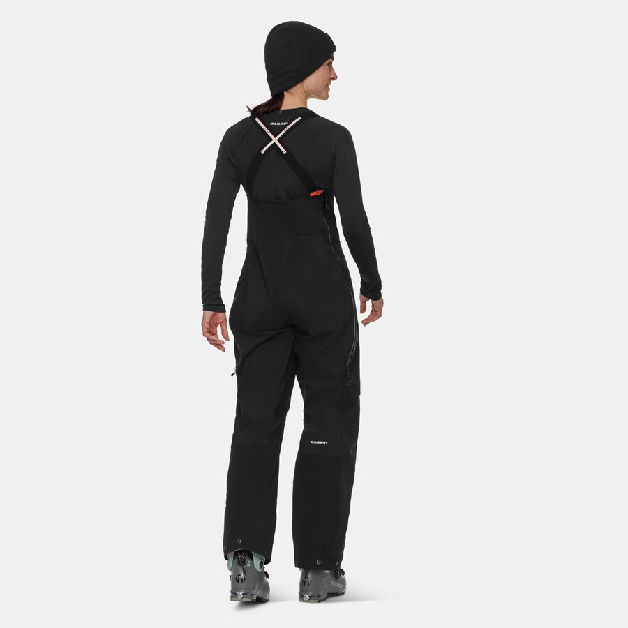 calça com suspensórios eiger free pro hs feminina preta