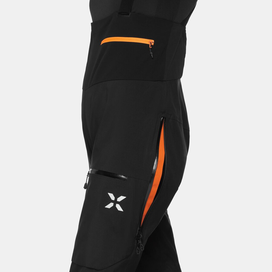 calça com suspensórios eiger free pro hs feminina preta