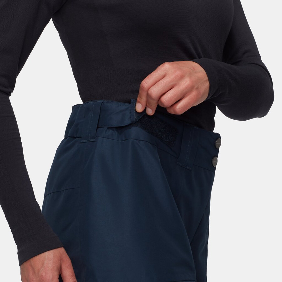 calça térmica feminina fall line hs cor azul marinho.