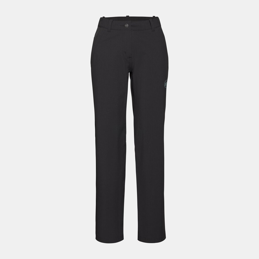 calça de caminhada feminina com decote em v cor prata sálvia.