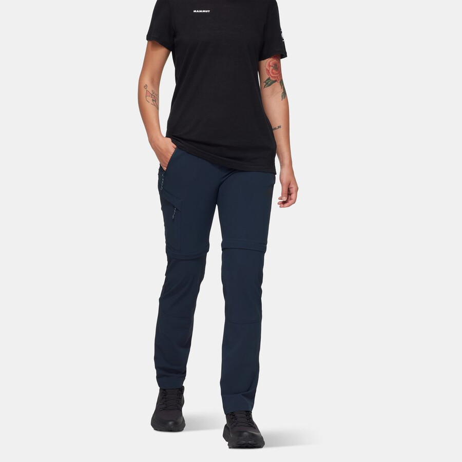 calça feminina runbold iv zip off marine