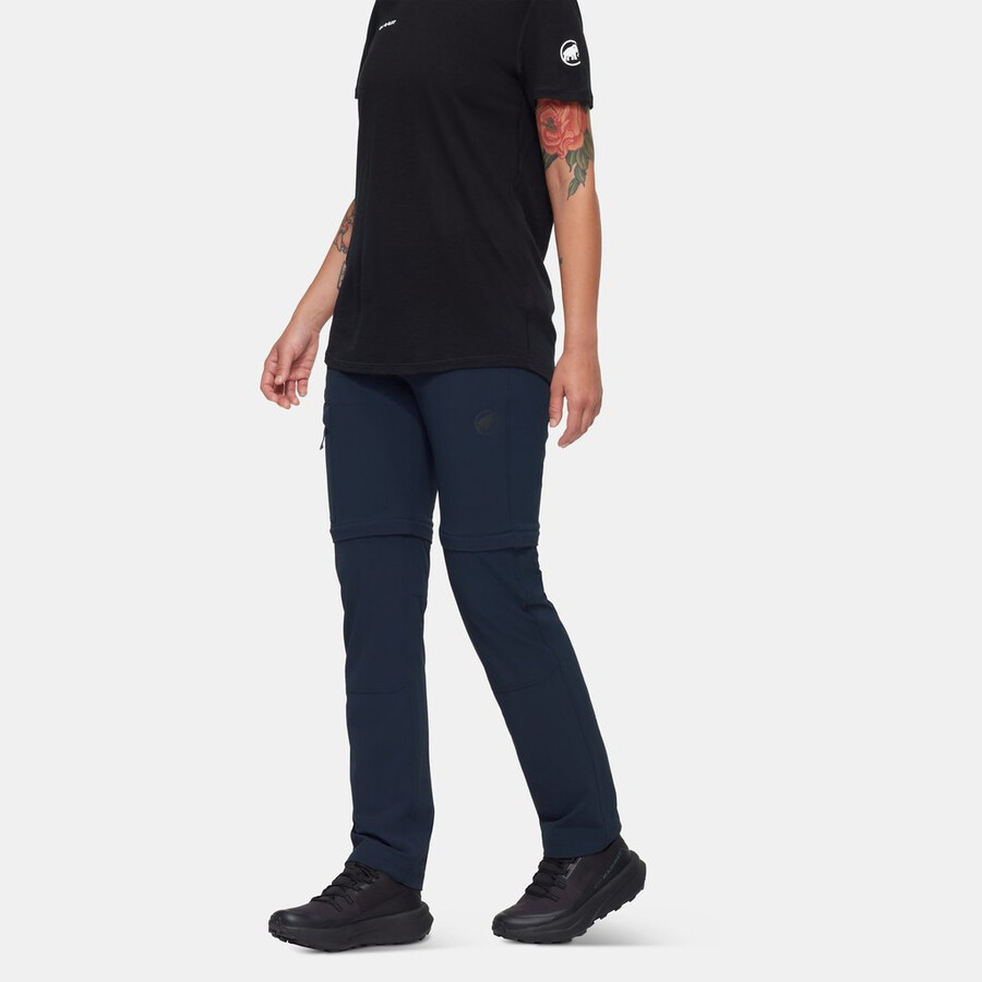 calça feminina runbold iv zip off marine