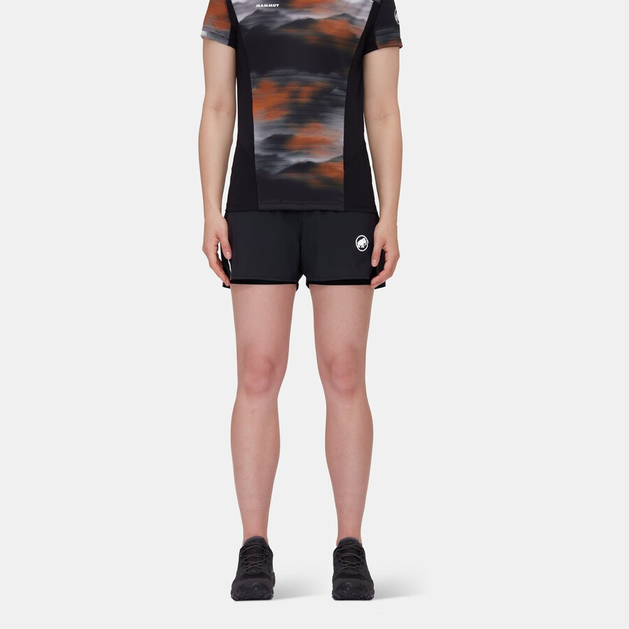 shorts aenergy tr 2 em 1 feminino preto