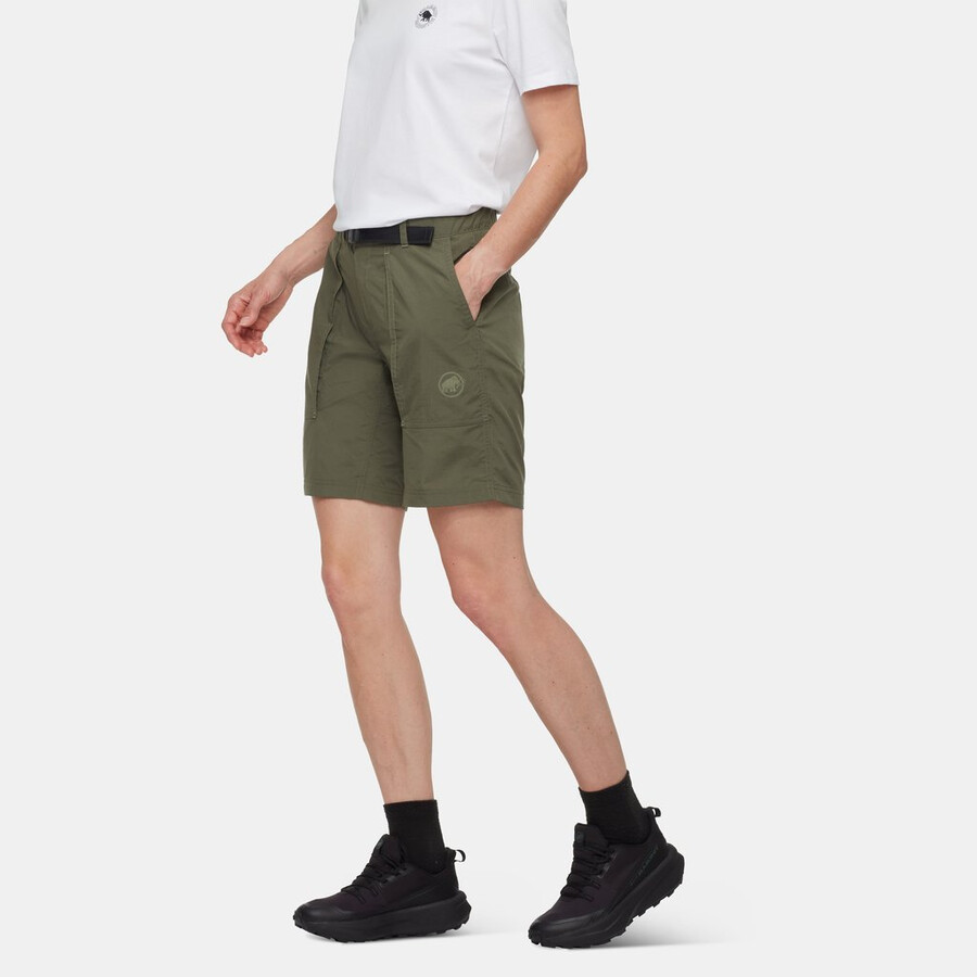 shorts cargo de caminhada femininos pretos