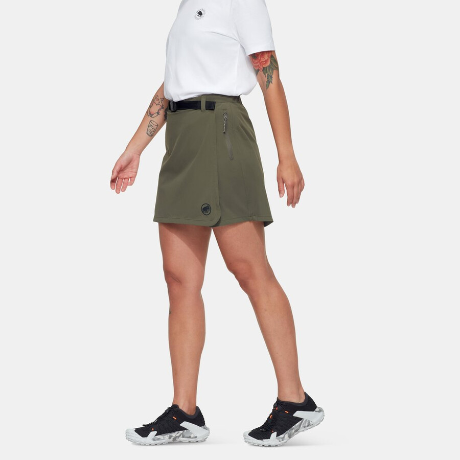 trekkers wrap skort mulheres dark marsh