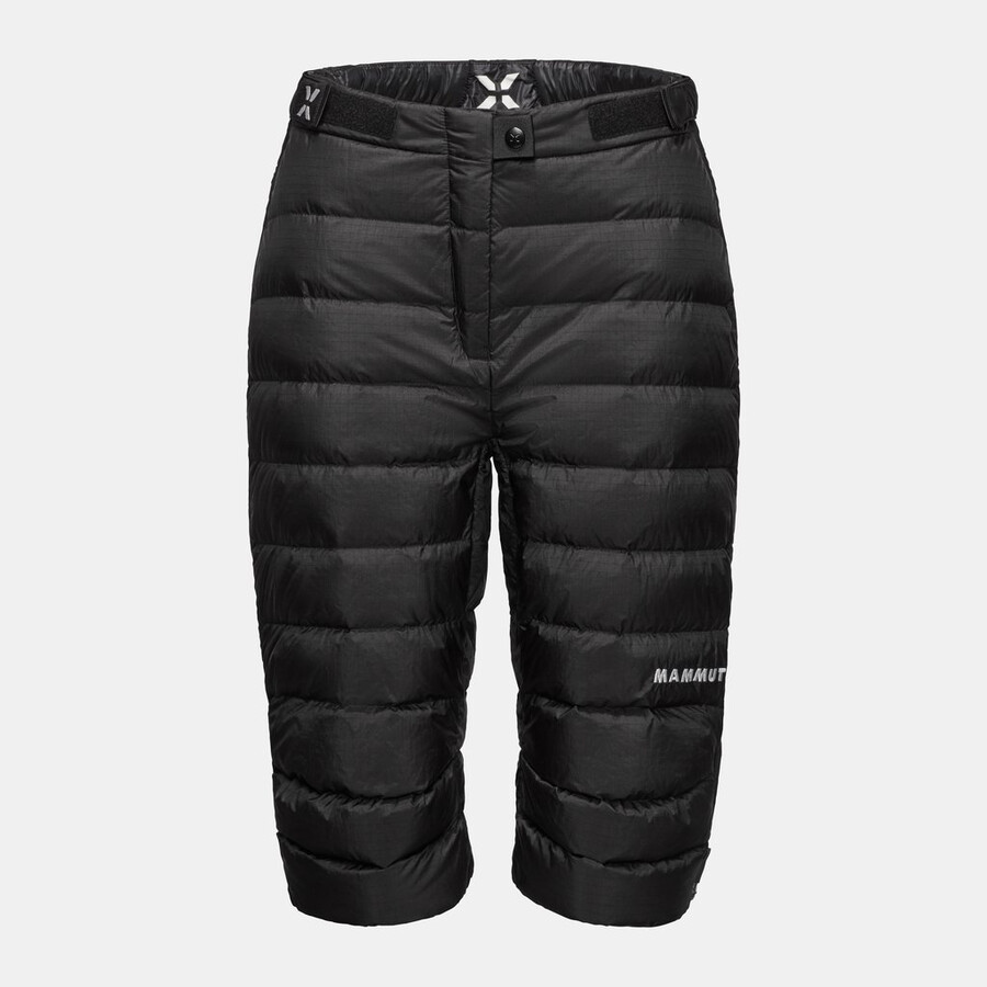shorts eiger nordwand light down in feminino azul eiger
