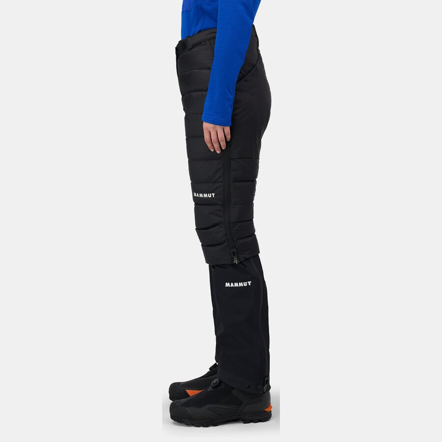 shorts eiger nordwand light down in feminino azul eiger