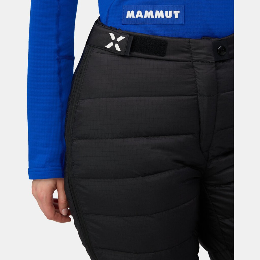 shorts eiger nordwand light down in feminino azul eiger