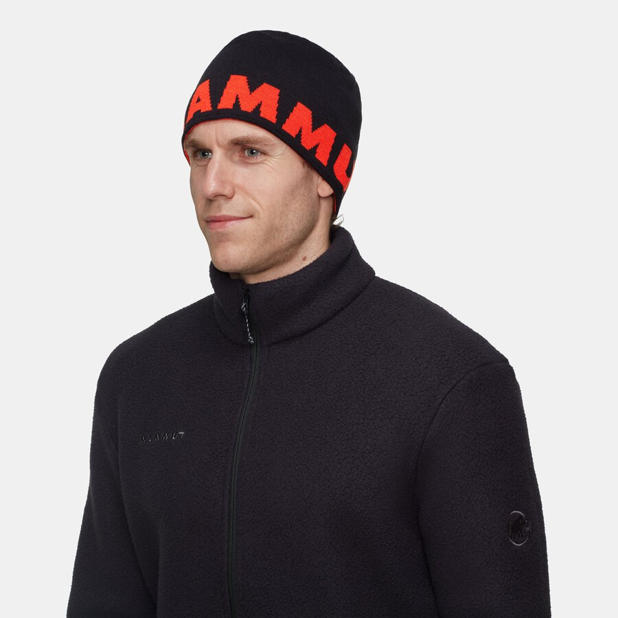 gorro mammut com logo preto