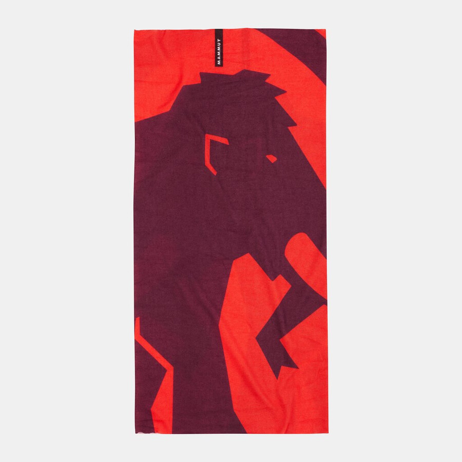 protetor de pescoço mammut com logotipo cor preta.