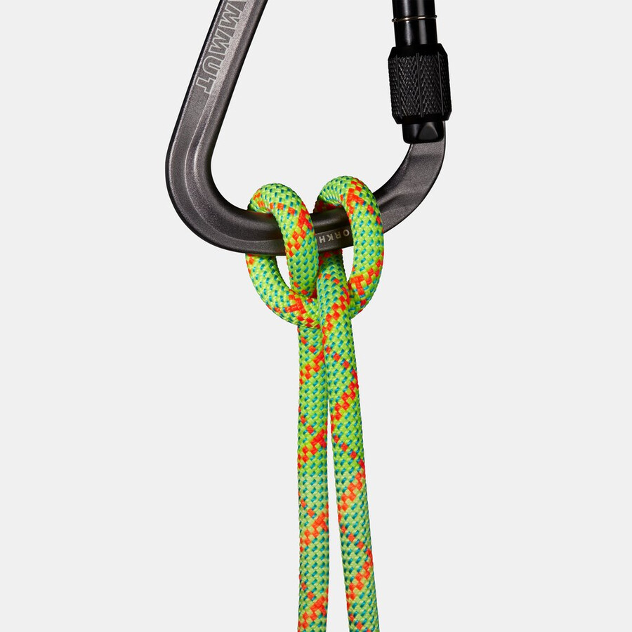 corda alpine core protect dry 8.0 de 60 m laranja vibrante.