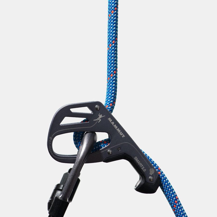 corda crag classic 9.5 de 70m azul-branca