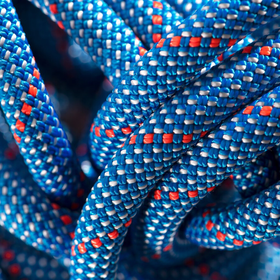 corda crag classic 9.5 de 80m azul-branca
