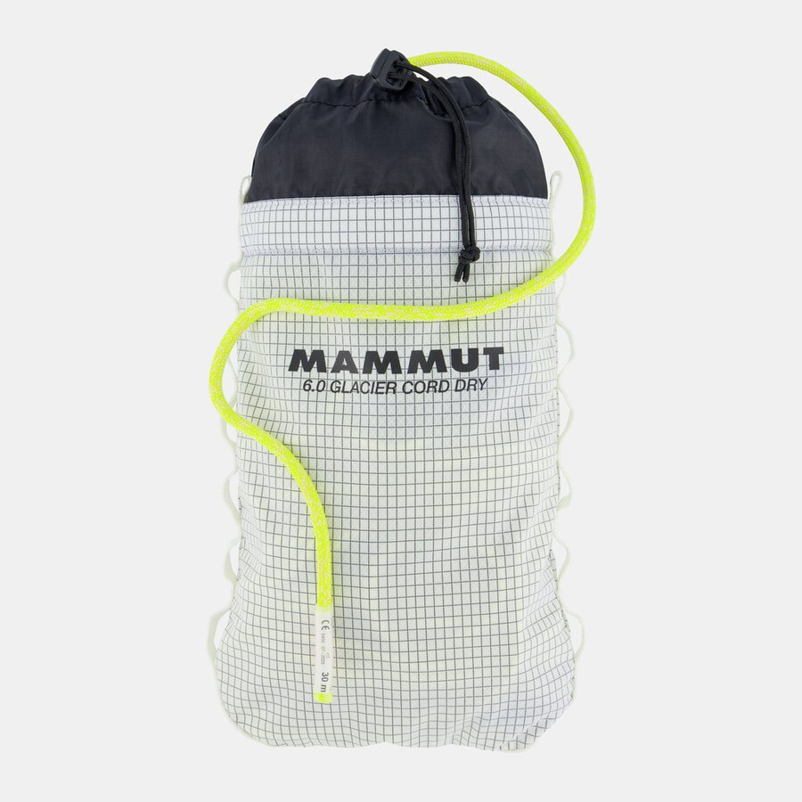 corda glacier dry 6.0 60m amarelo mesclado
