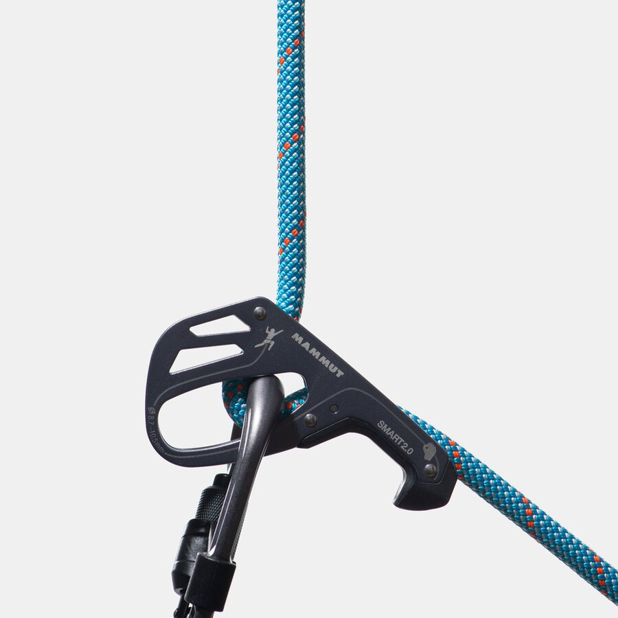 corda crag classic 9.8 de 50m cor branco menta gelo.