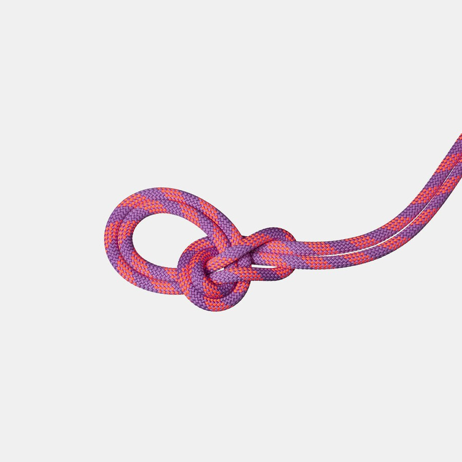 9.5 crag dry rope duodess 80m lavandin - laranja vibrante