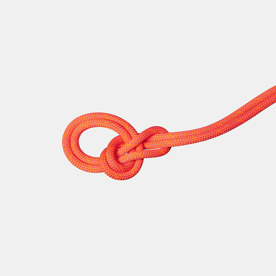 9.8 crag dry rope 70m laranja-lavanda vibrante