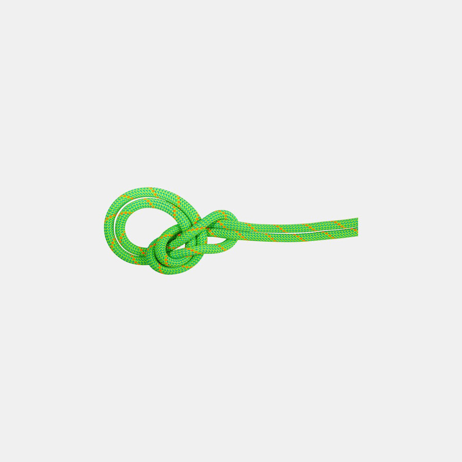 9.5 crag dry rope 70m verde neon-oceano