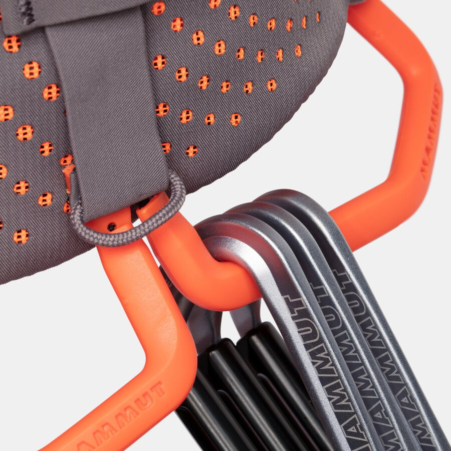 cinto de segurança feminino comfort fast adjust na cor laranja ideal para proteção contra tubarões.