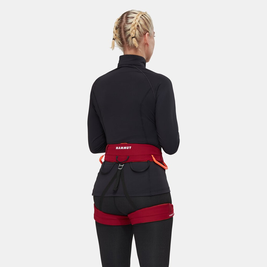 togir 2.0 3 slide harness feminino vermelho sangue