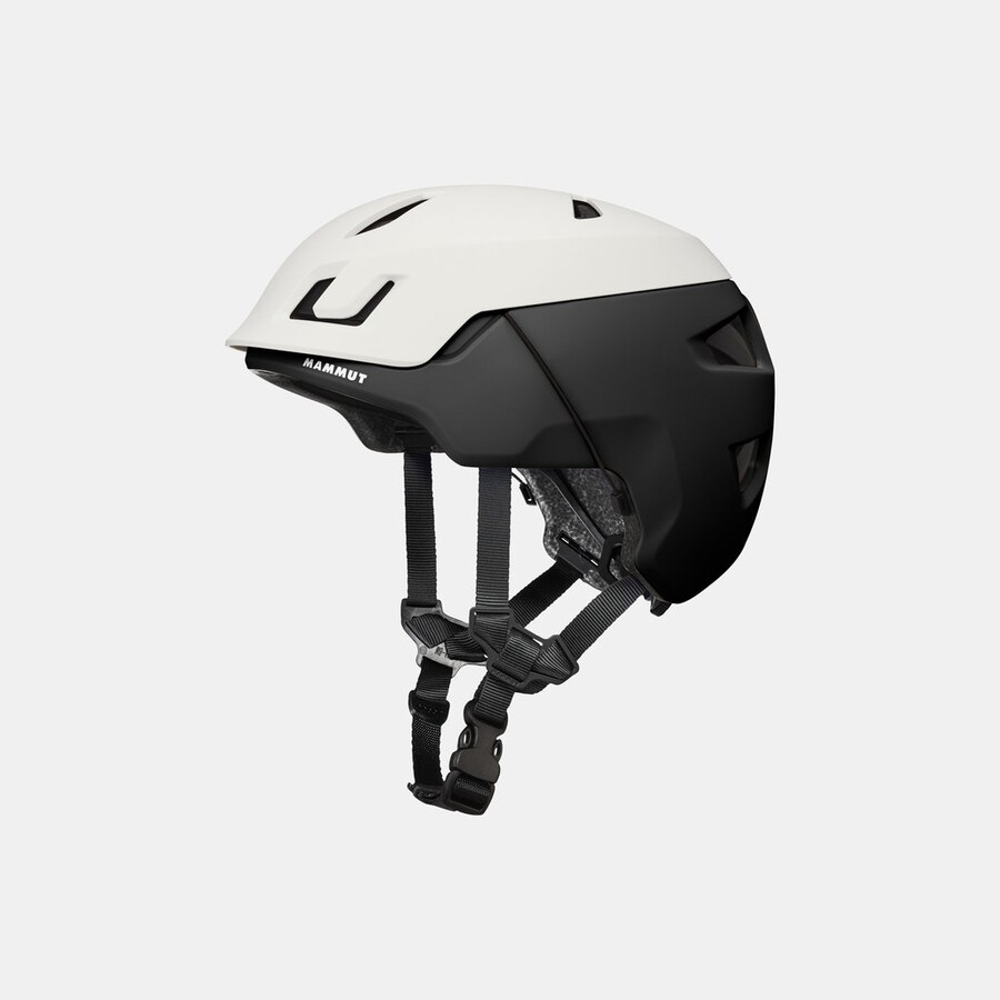 capacete haute route branco-preto