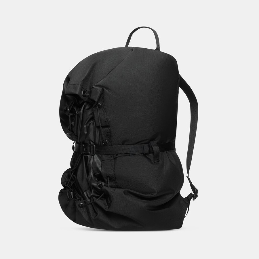 bolsa de corda neon preta