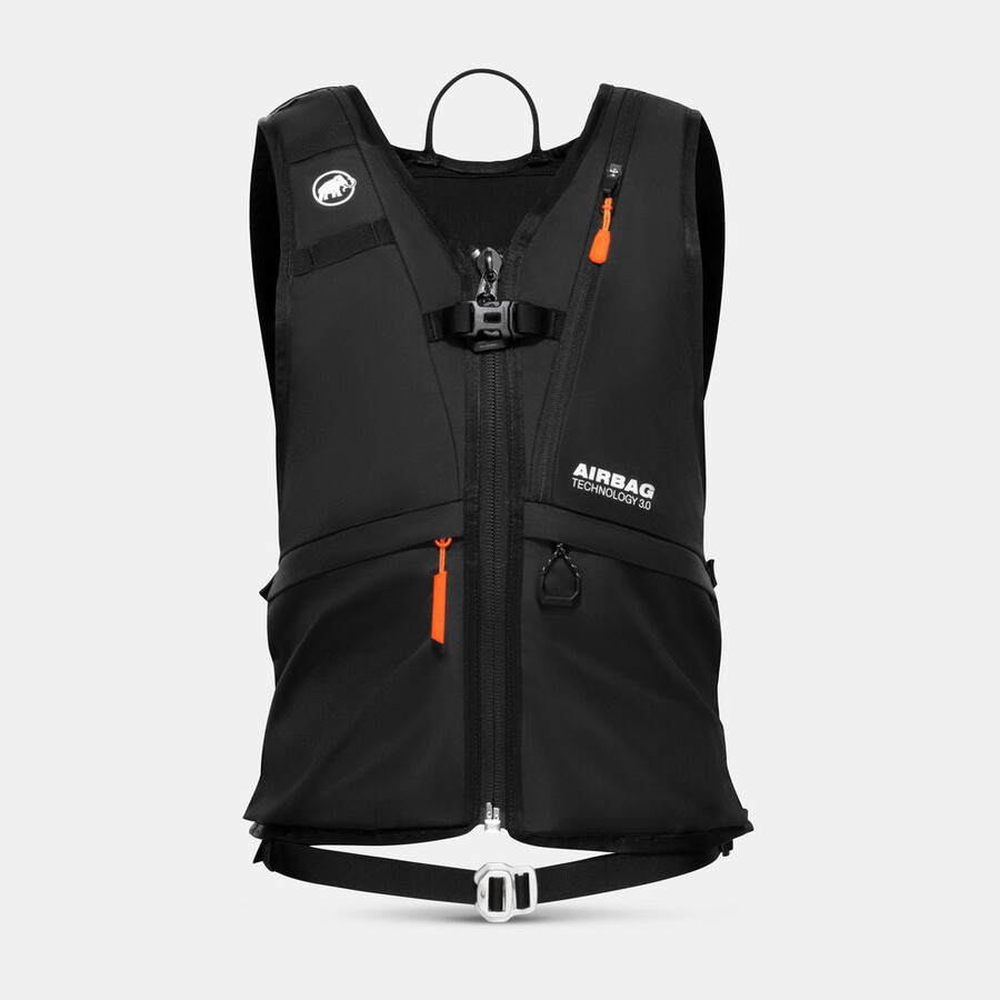 colete free vest 15 com airbag removível 3.0 tamanhos xs-m preto