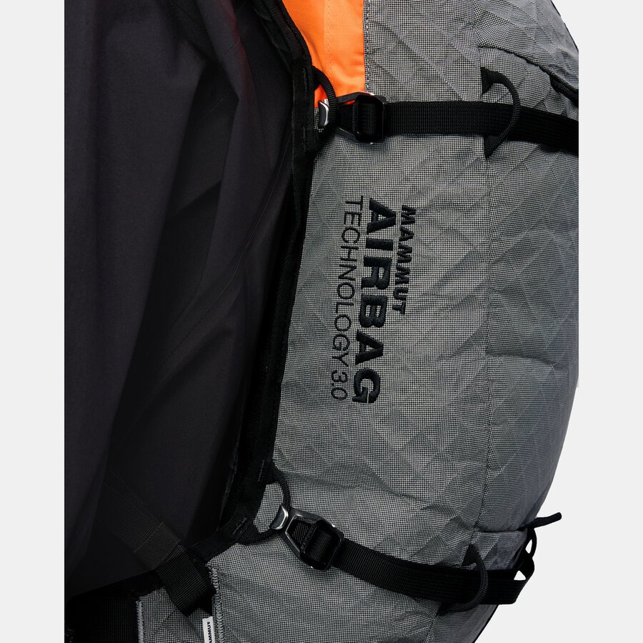 eiger free 20 com airbag removível 3.0 cor cinza tempestade.