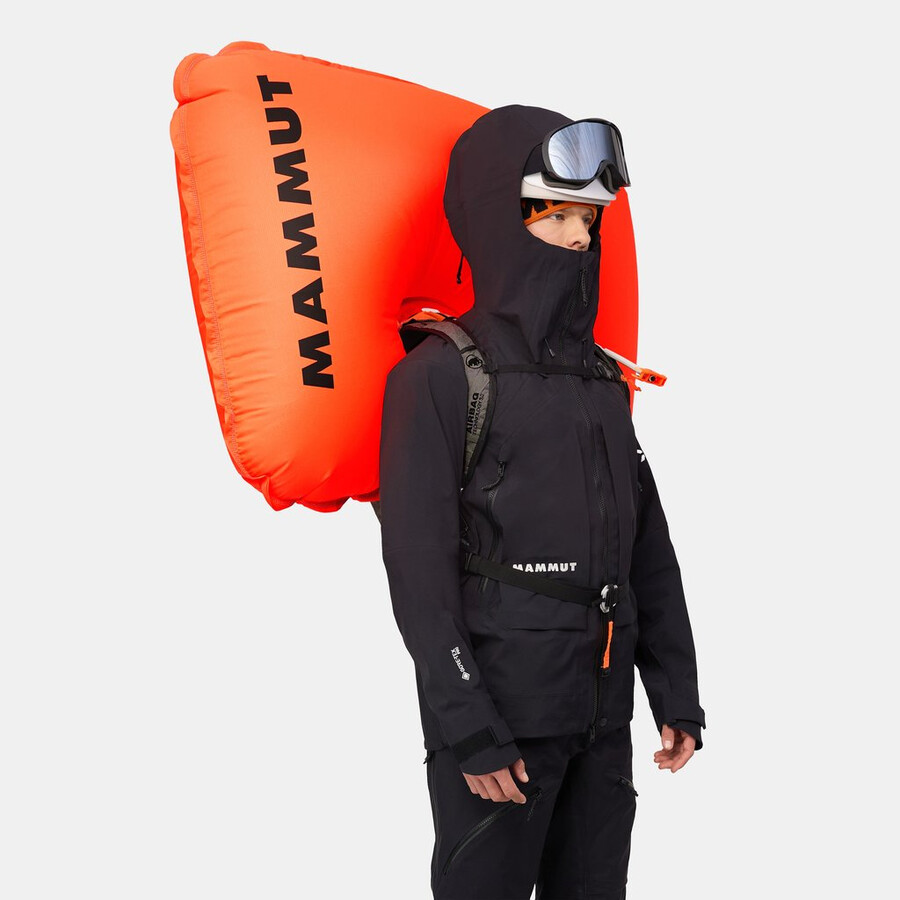 eiger free 20 com airbag removível 3.0 cor cinza tempestade.