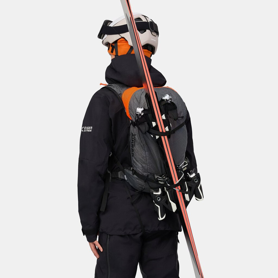 eiger free 20 com airbag removível 3.0 cor cinza tempestade.